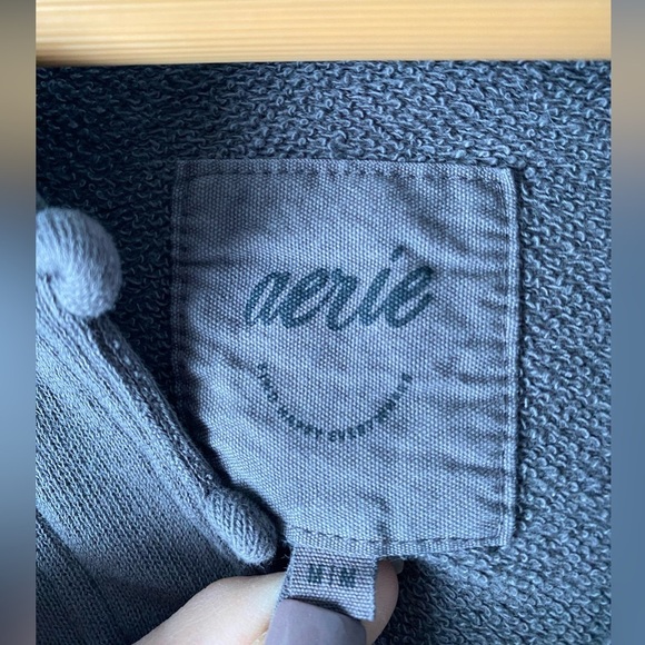 Aerie Long Hooded Sweatshirt Size M - Picture 2 of 5